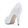 Scarpe da sposa da donna con bocca bassa e testa di pesce tacchi alti con strass scarpe singole da damigella d'onore sandali da banchetto - Pagina 5