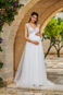 Abito da sposa Premaman Eleganti V-Scollo Reale vita alta Gonna lunga - Pagina 1