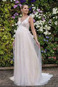 Abito da sposa Eleganti Applique Naturale V-Scollo Profondo V-scollo - Pagina 1