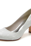 Scarpe da sposa in pizzo sandali con tacco alto bianchi scarpe da banchetto scarpe da sposa