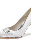 Scarpe da sposa impermeabili tacco alto stile moda 8CM